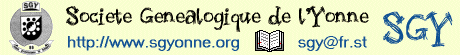 Soci�t� G�n�alogique de l'Yonne